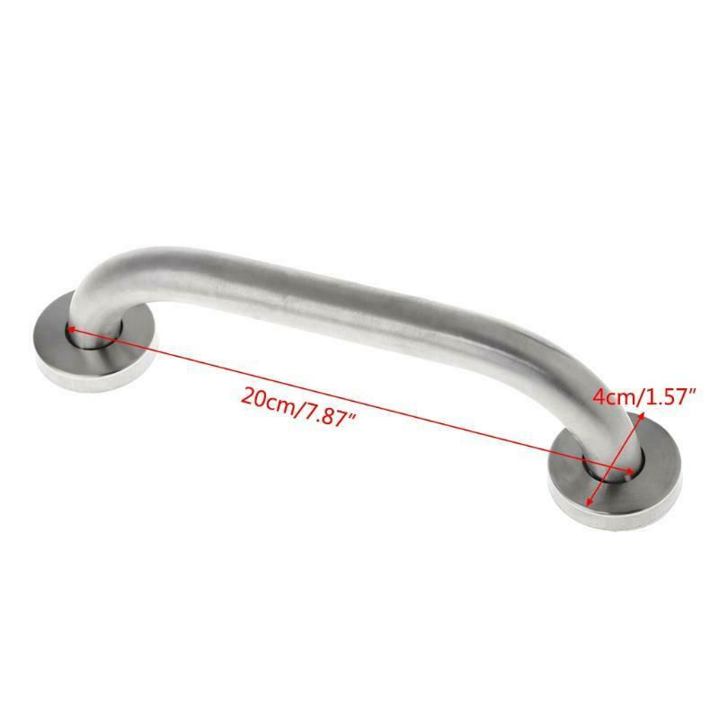 Stainless Steel Bathroom Shower Support Wall Grab Bar Safety Handle Towels Rail