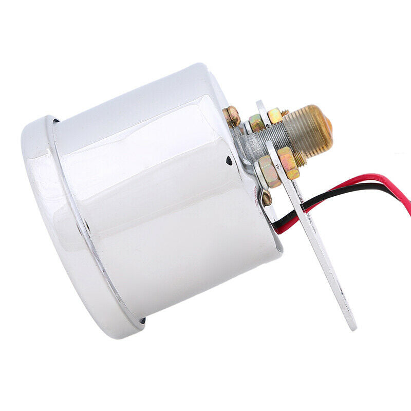 12V Aluminum Plating LED Speedometer Odometer Set Gauge Universal Motorcycle