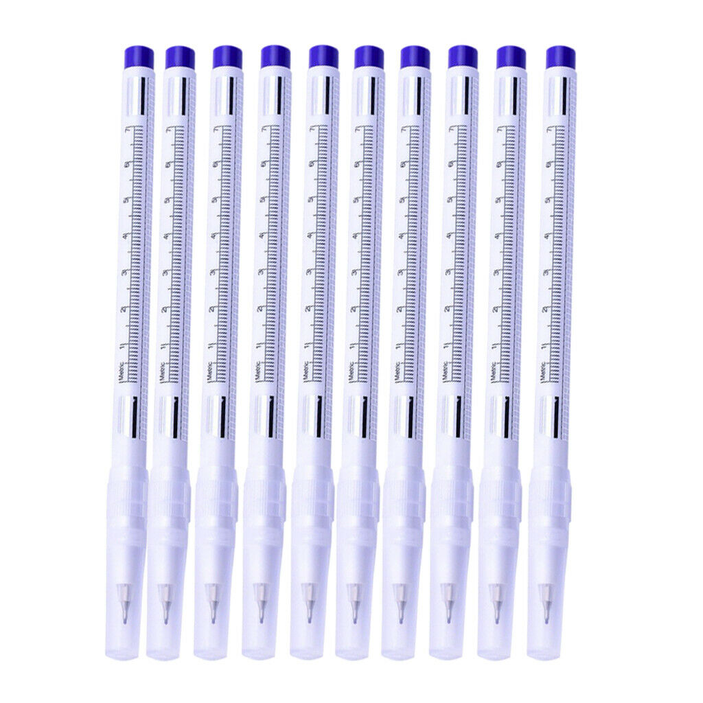 10 Pieces Tattoo Pens Quick Drying Microblading Scribe Skin Marker Supplies