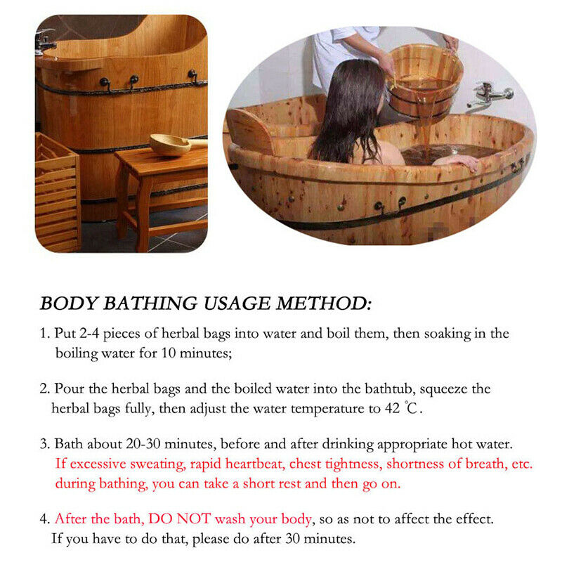30pcs Foot SPA Massager Bath Powders Wormwood Ginger Feet Soaking HerbalBDAU