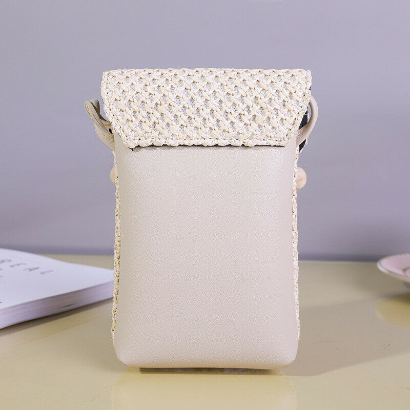Woven Tassel Small Crossbody Shoulder Bag Cellphone Purse Mini Messenger