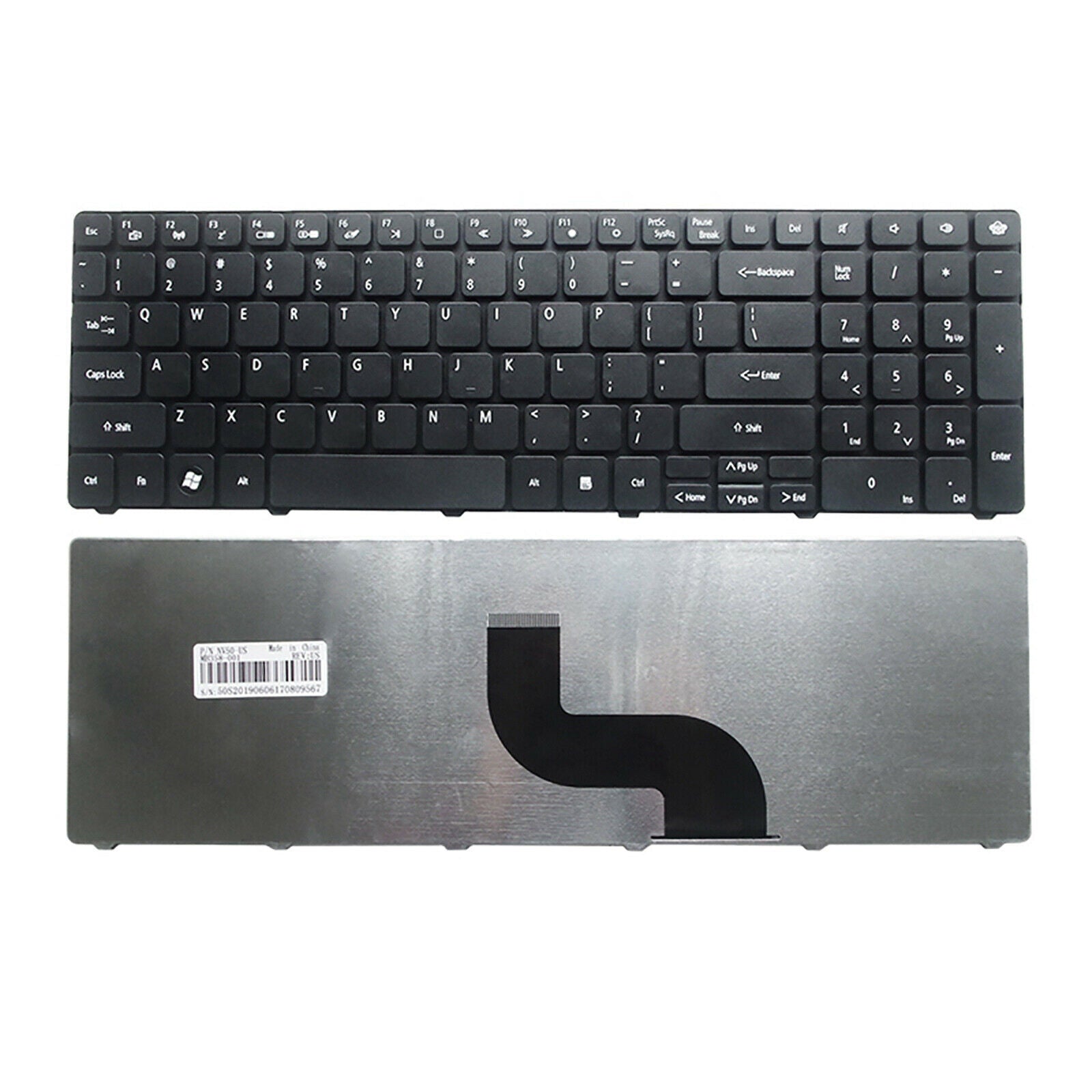 Standard US Layout Keyboard for Gateway NV59A NV55C NV79C NV50A NV51B ID79C