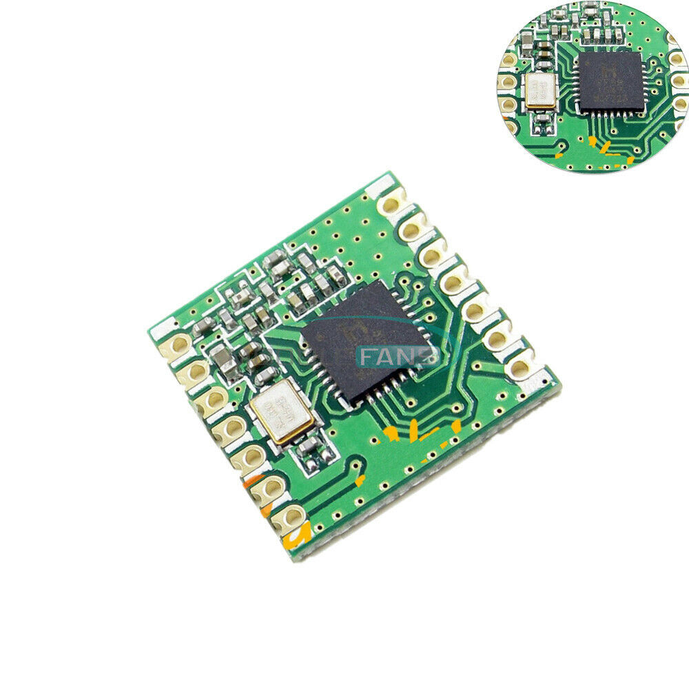 Wireless 433Mhz RFM69CW HopeRF Transceiver with RFM12B Compatible Footprint