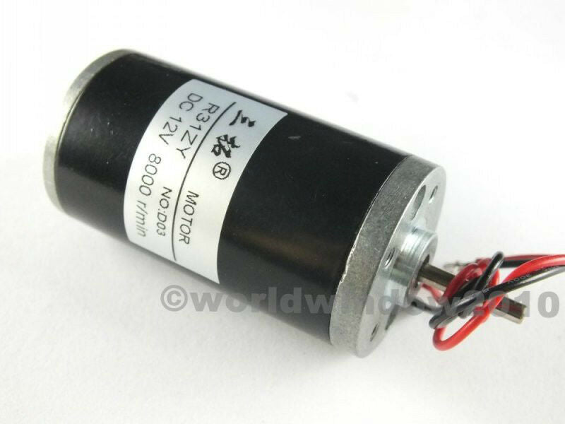 12V 8000r/min Long axis DC high-speed motor Durable motor Brush motor R31ZY