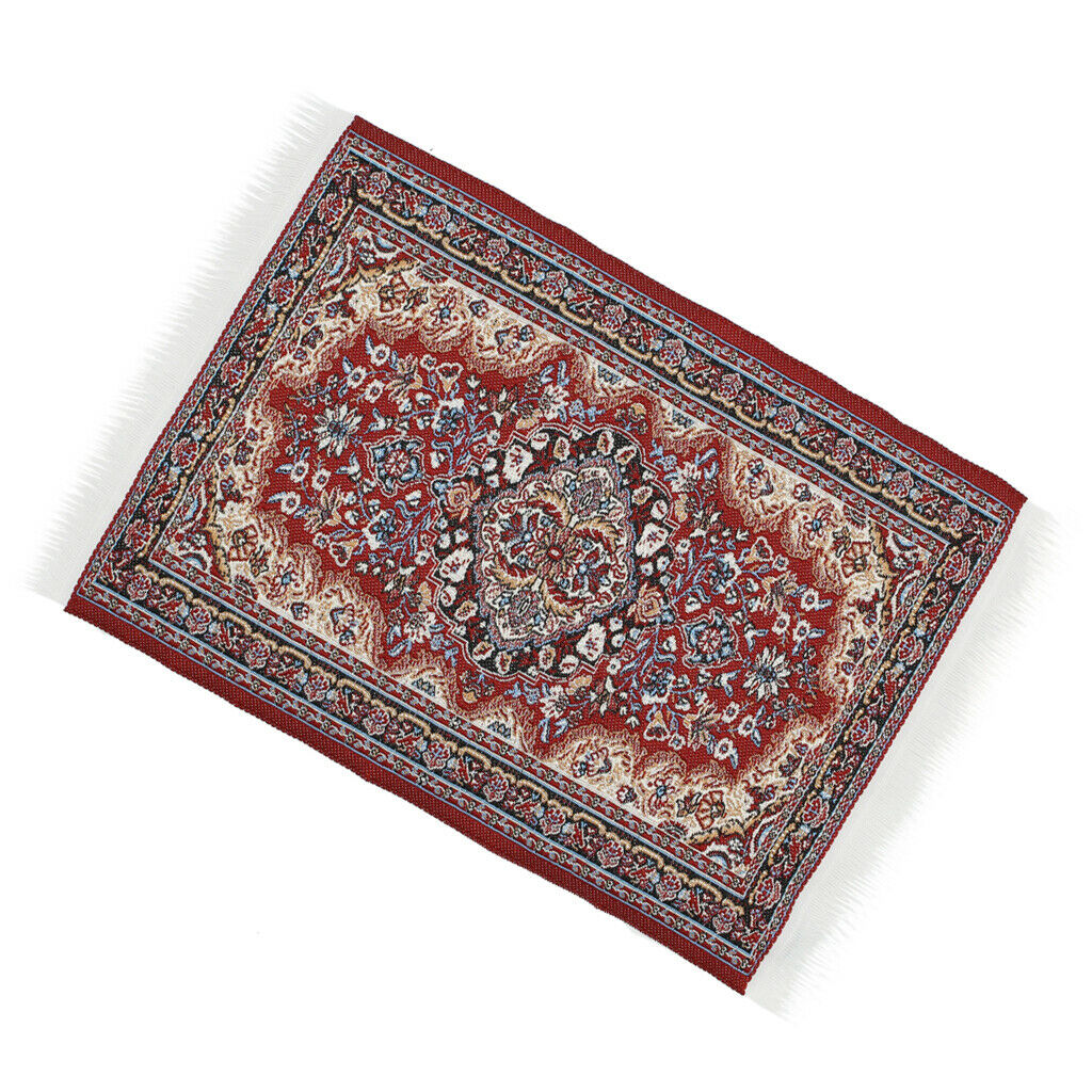 2 Pieces Handmade Miniatures Carpet Turkish Style