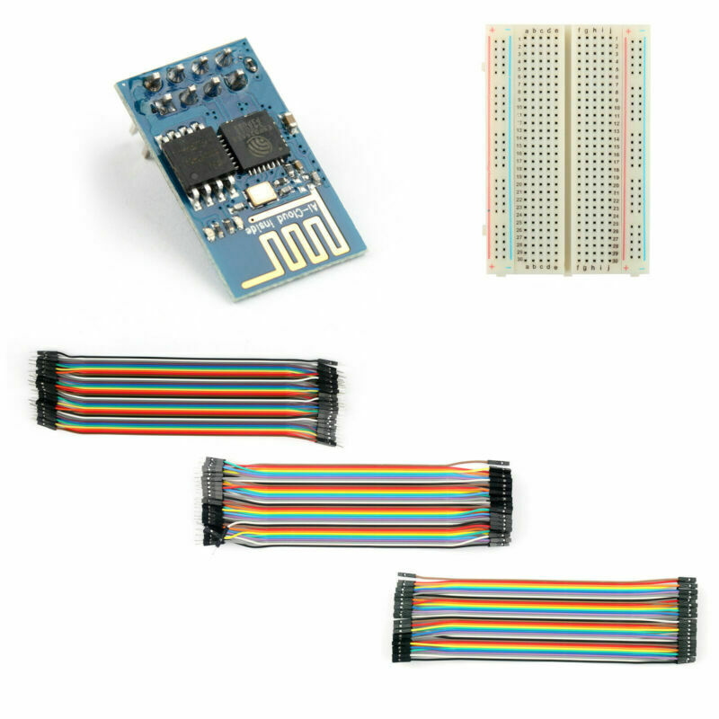 ESP8266 Serial Wireless Transceiver Module+400 P Breadboard+120Pc Jump Wire M/F