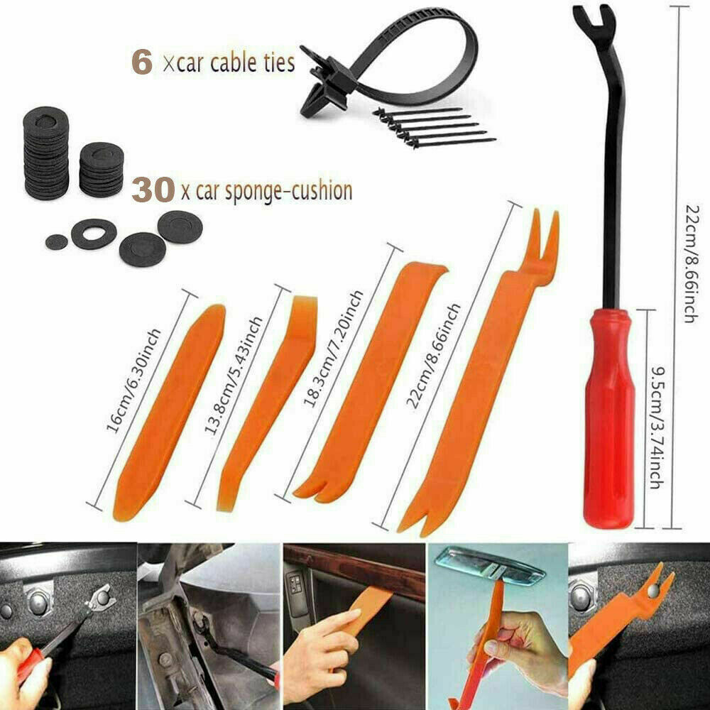 723Pcs Car Push Retainer Clips Assortment Nylon Bumper Fender Rivets Bumper Kit