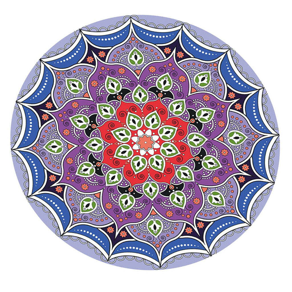 2pcs Polyester Tablecloth Fitted Round Table Cover Cloths Soft Backing