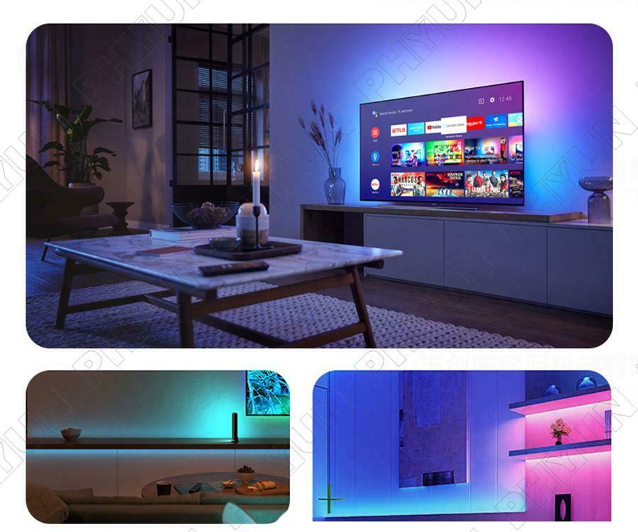 5M LED Strip Lights RGB Bar Light Kit Fit Home TV Backlight Lamp Ambient Light