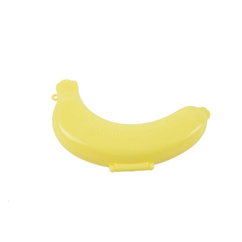 Banana Case Lunch Box Protector Container Holder Cer Storage - Yellow D4P8P8