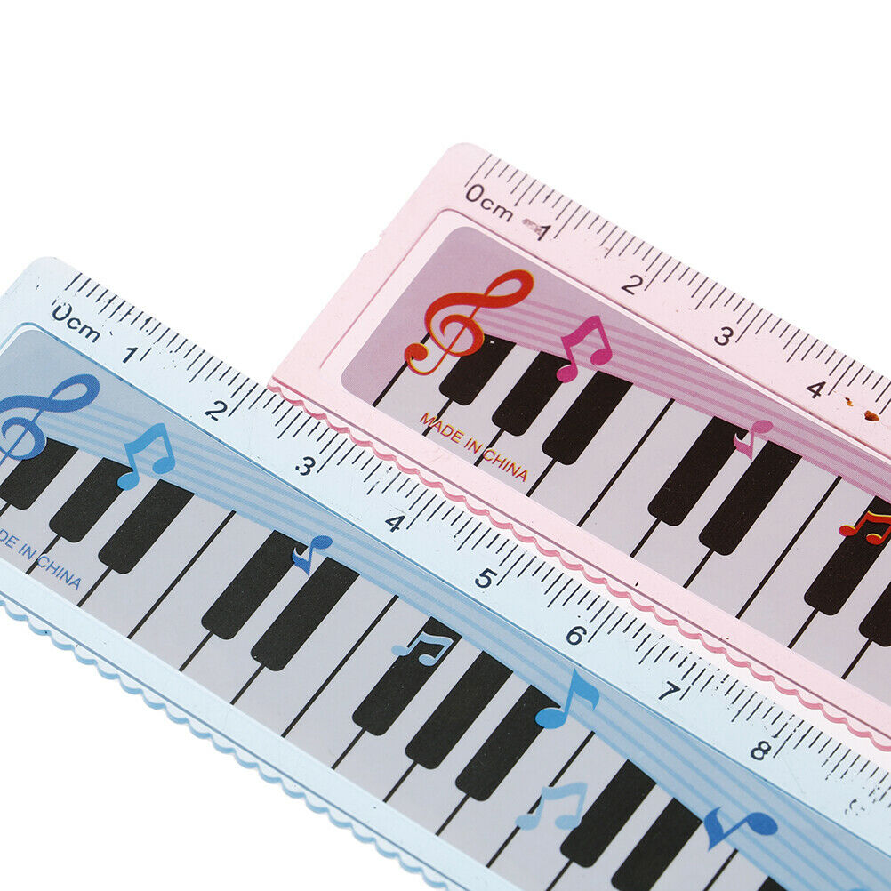 1pcs music ruler primary school students painting measuring scale creativ.l8