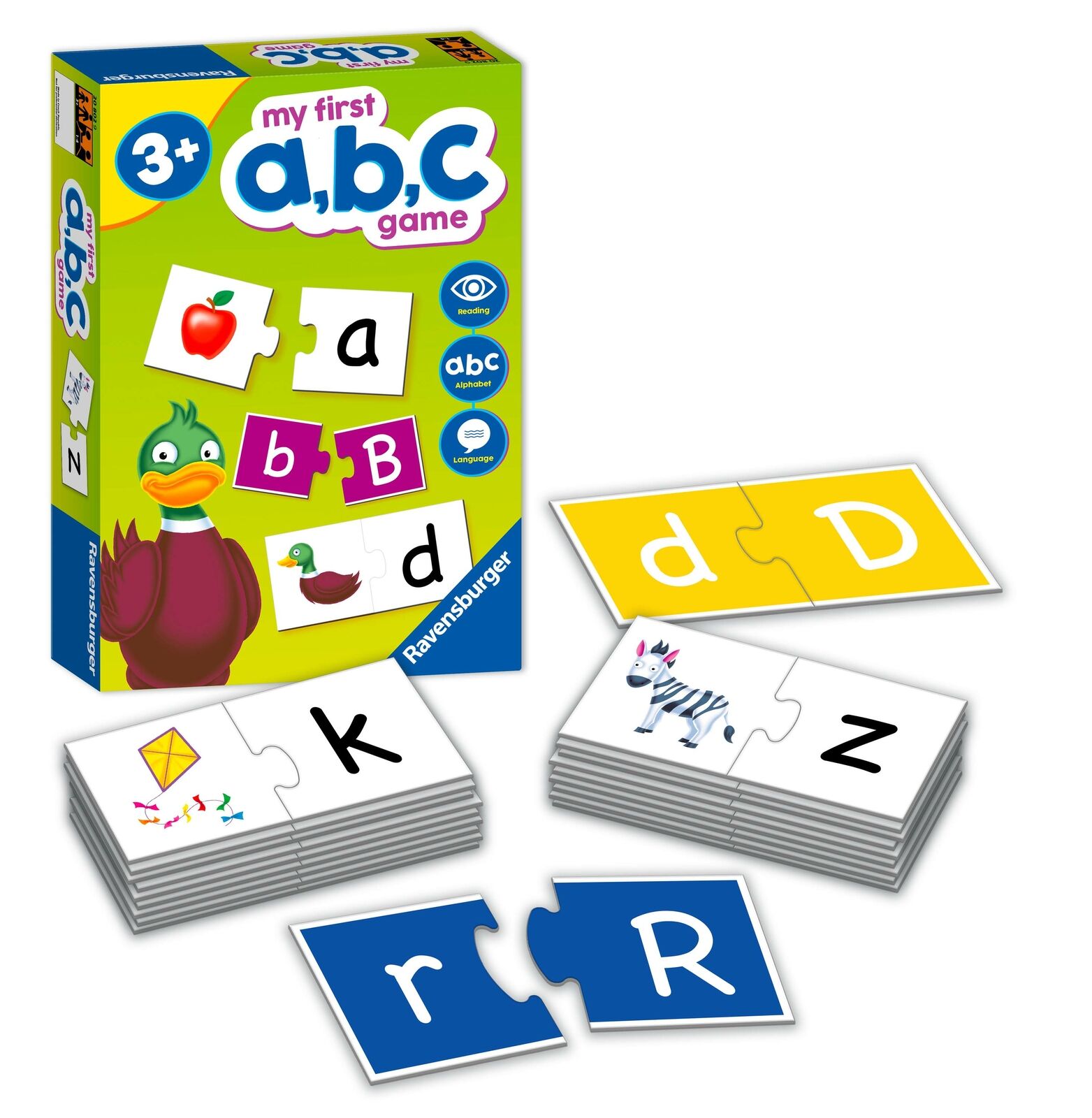 20802 Ravensburger My First ABC Card Pairs Match Game Children Toddler Age 3+