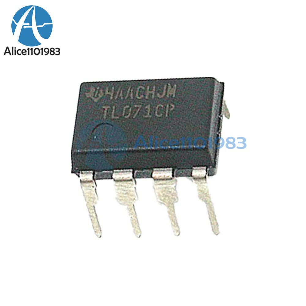 20PCS TL071 TL071CP DIP-8 Low Noise JFET Input Operational Amplifiers TI IC NEW