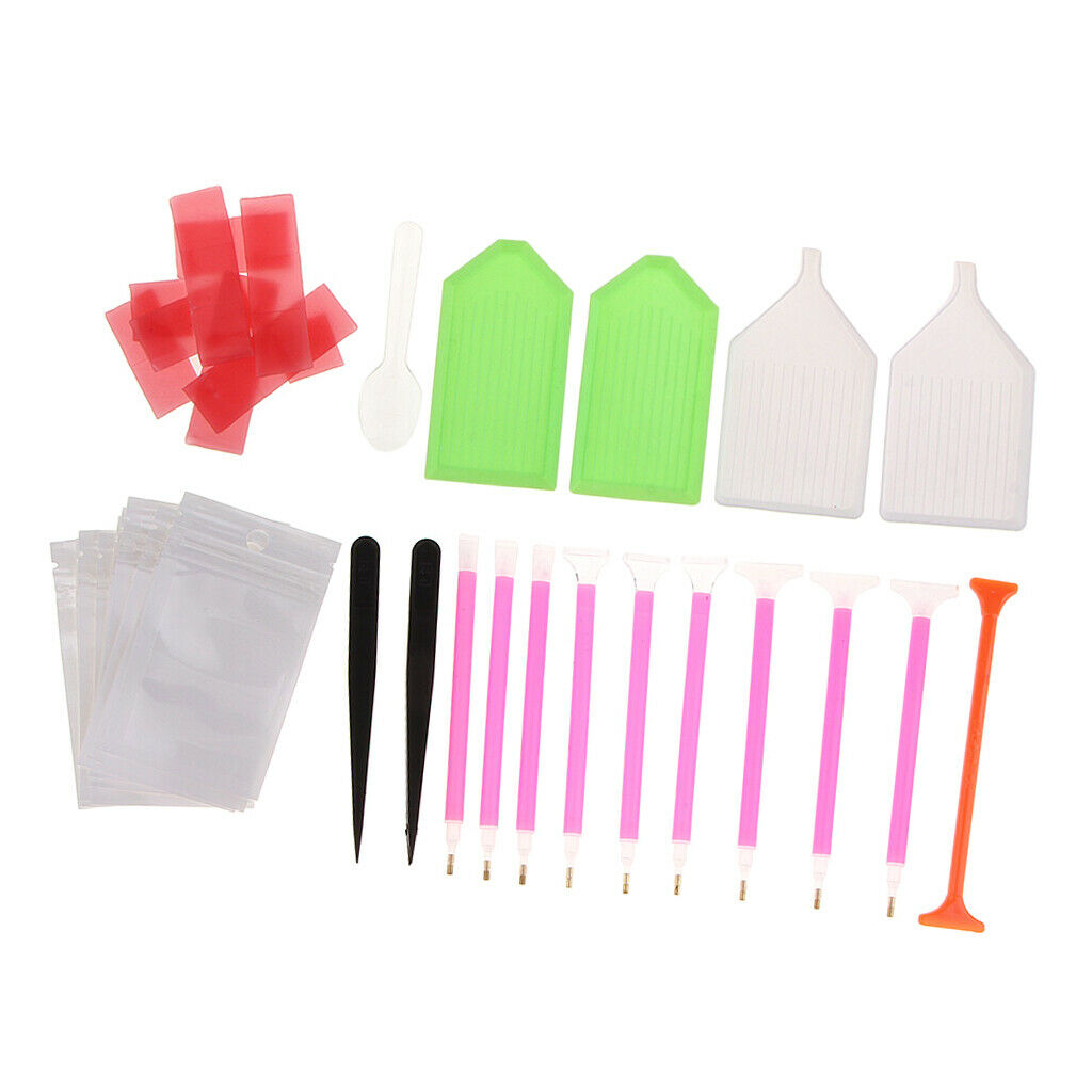 57 Pieces/Set 5D Diamond Painting Cross Stitch Tool Kits