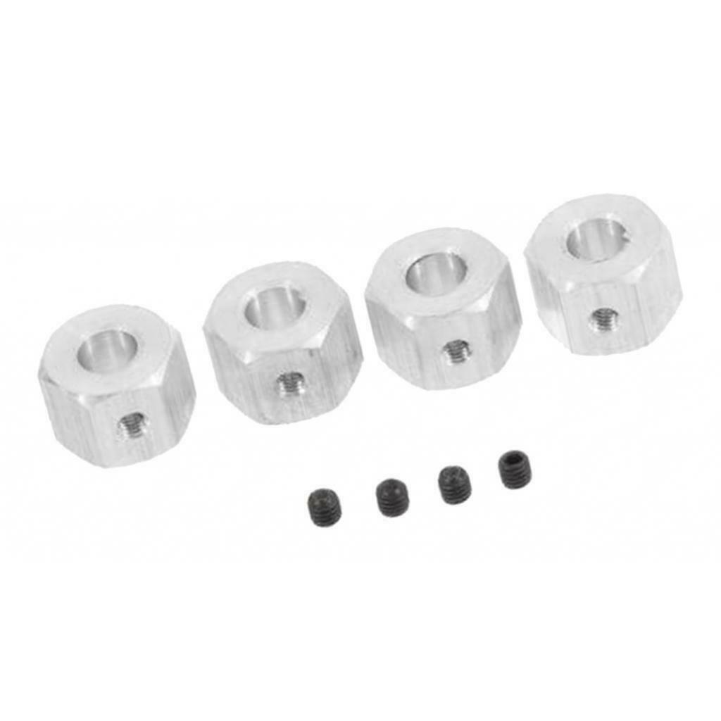 4 Packs 12mm Wheel Drive Hub Converter DIY Part WPL JJRC MN Cars Accessory