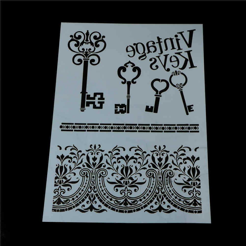 key layering stencils for walls painting scrapbooking stamping stamp albu.l8
