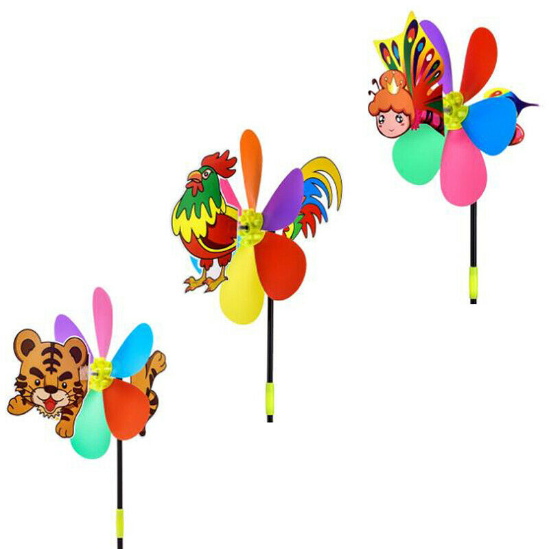 21inch Colorful Windmill Toys Pinwheel Self-assembly Windmill Children To.l8