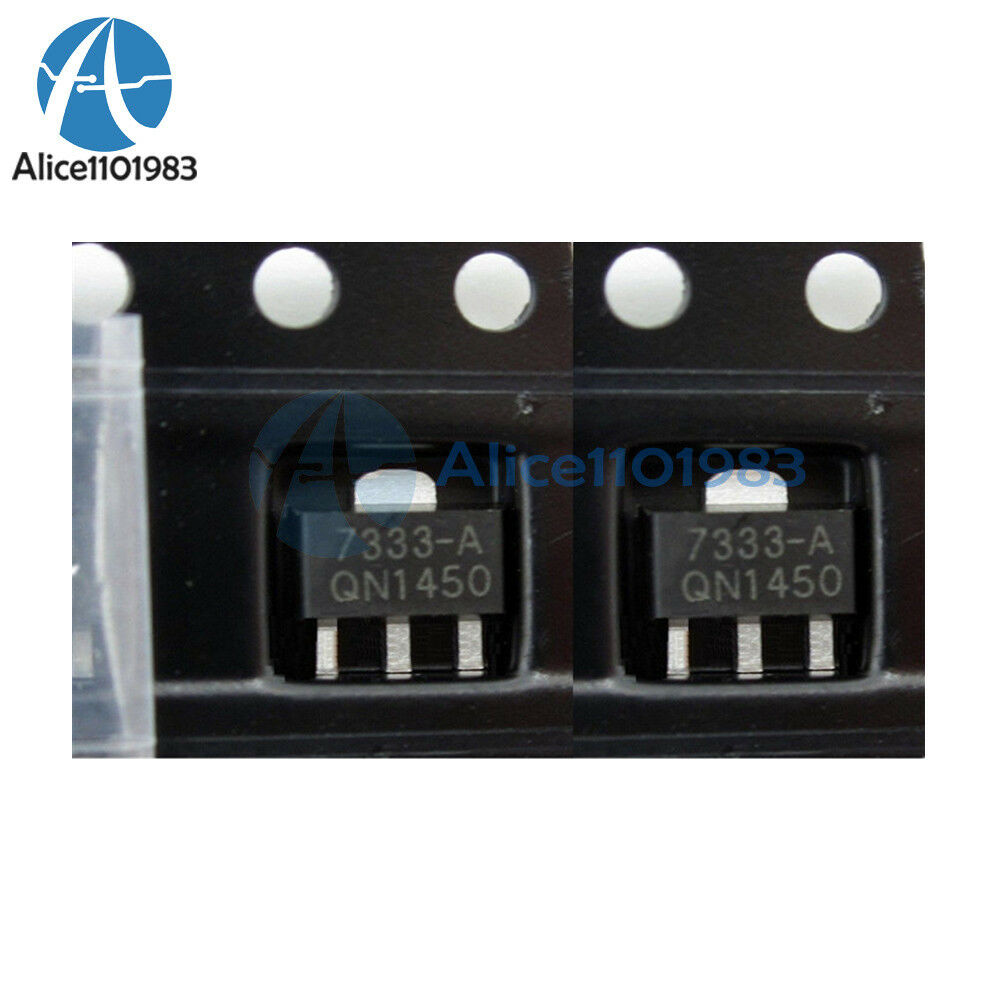 100PCS HT7333-A HT7333 3.3V SOT-89 Low Power Consumption LDO Voltage Regulator