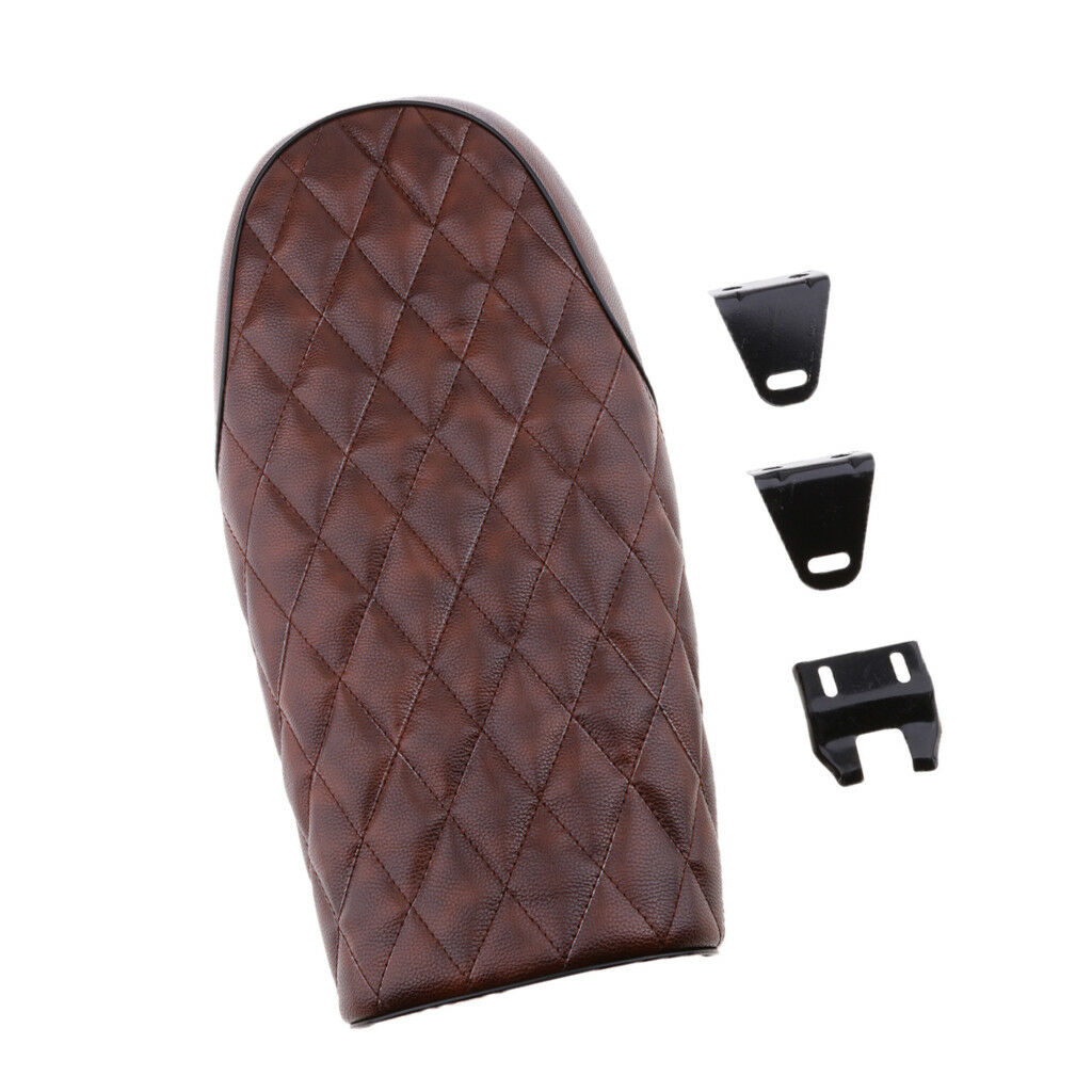 Brown Flat Brat Cafe Racer Seat  Fit Suzuki GN125 GN400 GR650 GS GT