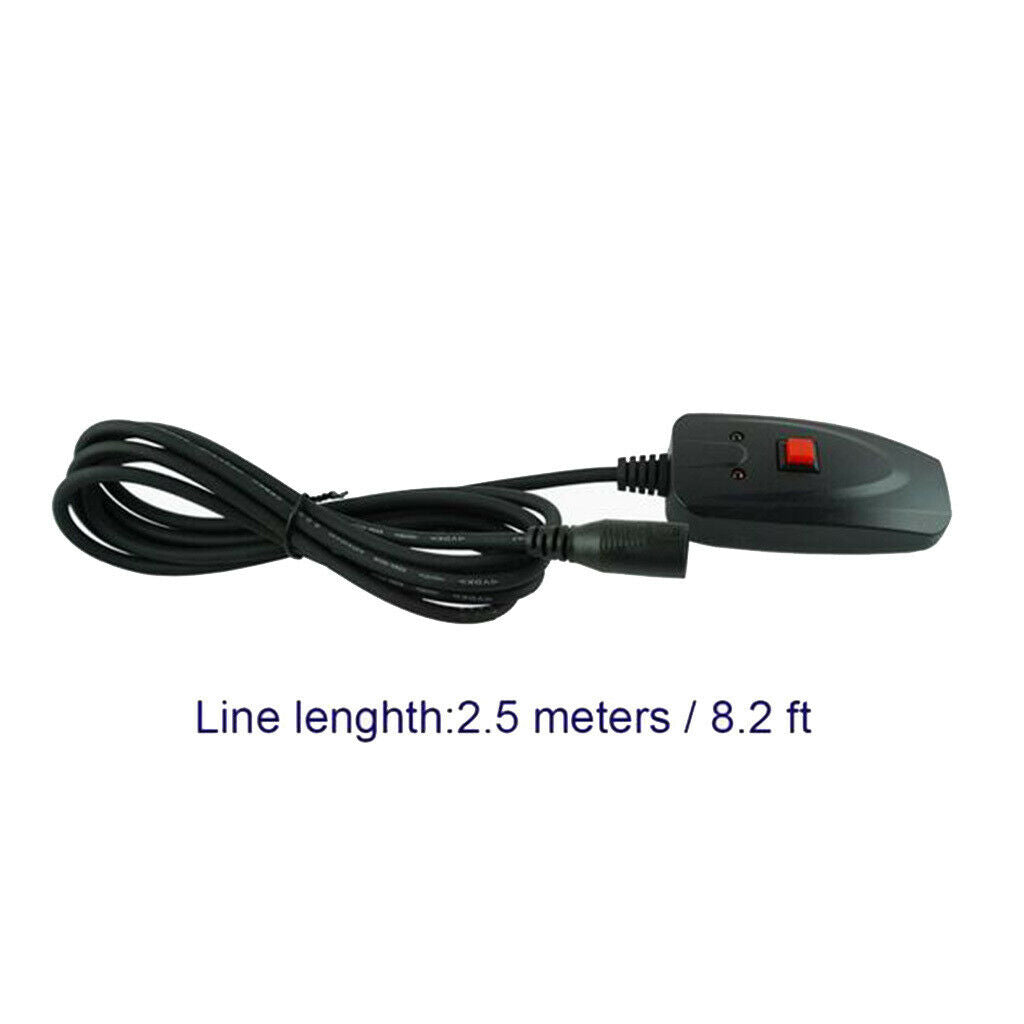 Set of 2 Fog Machine Wire Controller Portable 3Pins XLR for Fog Machine 2.5m
