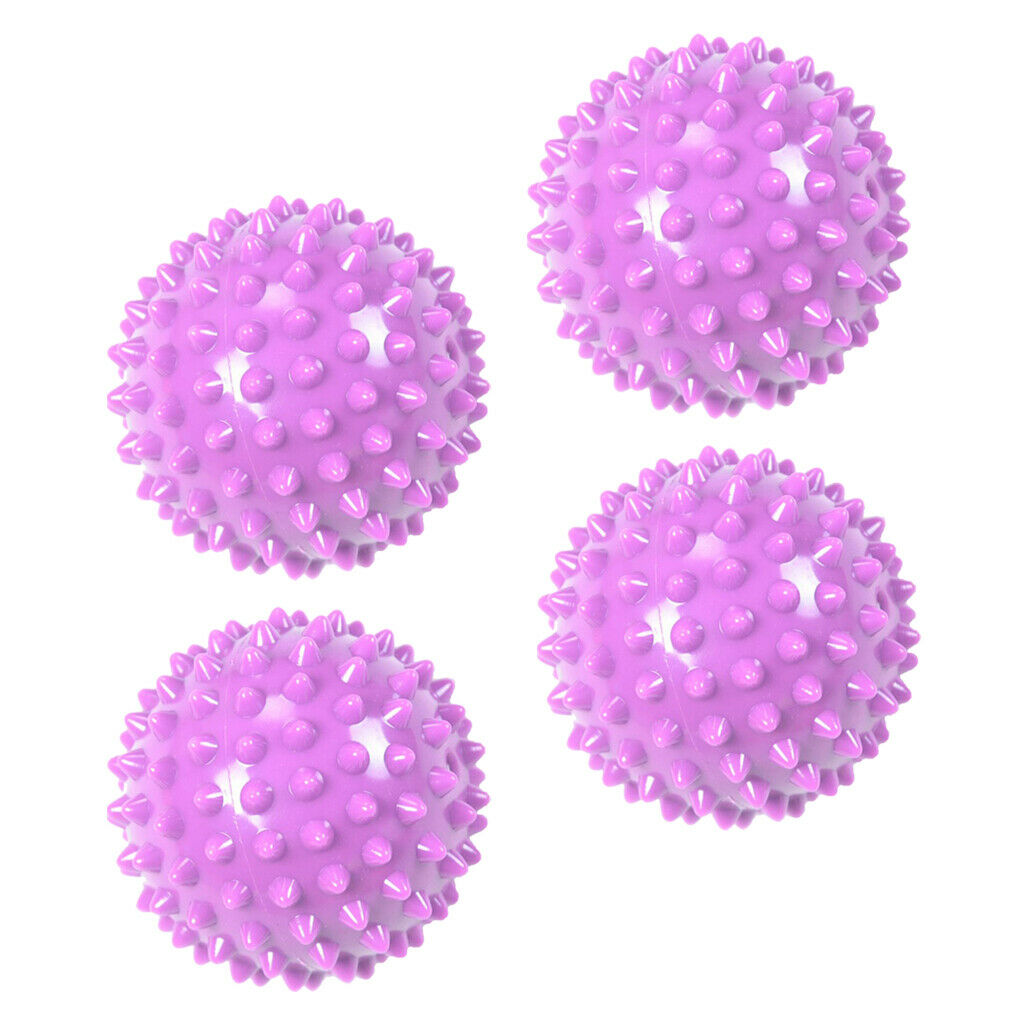 4 Pcs Spikey Massage Ball for Palm Feet Arm Back Stress Reflexology Massage