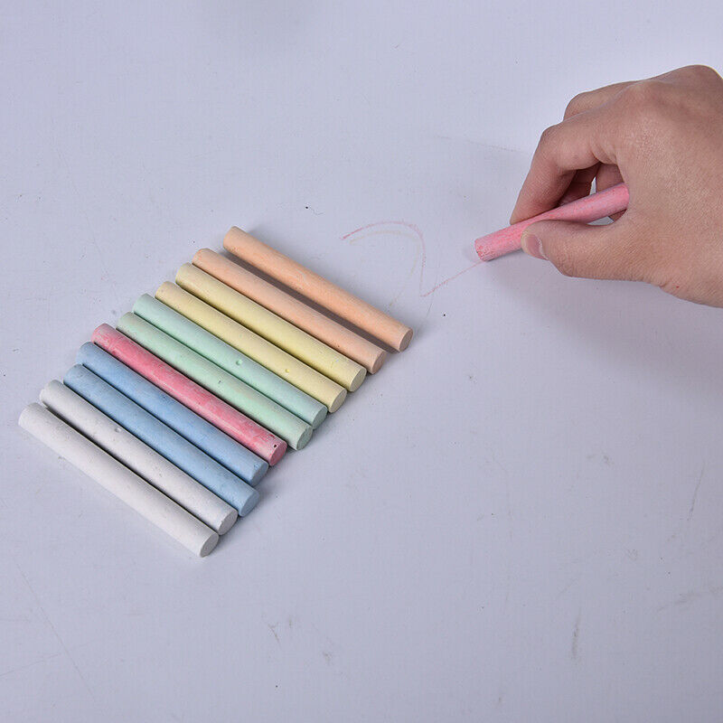 12 pc/Lot Dustless Chalk Pen Drawing Chalks For Blackboard Accessori.l8