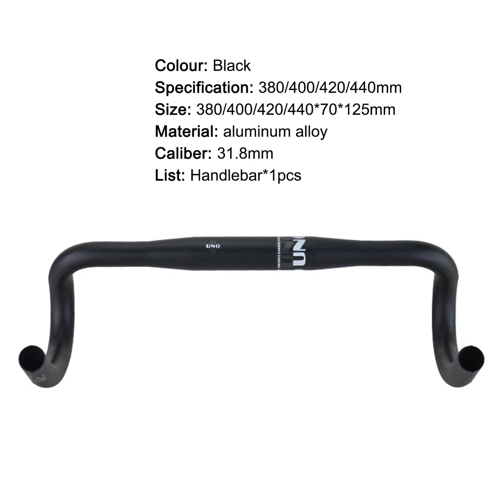 440mm Bicycle Handlebars Anti-oxidation Anti-Shock Anti-scratch Practical for Ou