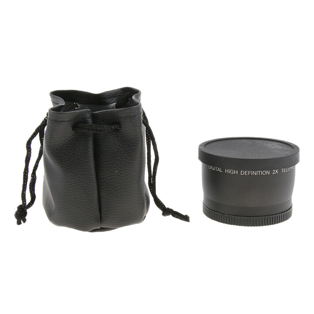 58mm 2x Telephoto Lens for Canon Nikon Sony Minolta Pansonic Olympus Pentax