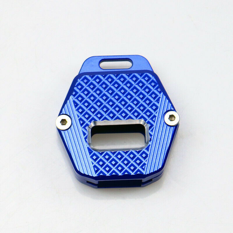 Aluminium Motorcycle Key Cover Case Blue Keychain For Kawasaki ZXR400 ZX 7R 9R