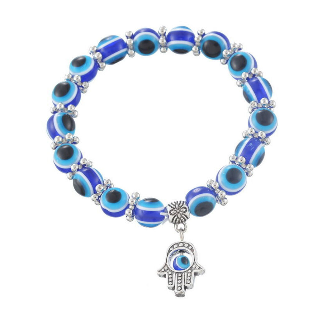 Charm Evil Eye Bead Protection Pretty Bracelet Jewelry Hamsa Hand Bracelet.l8