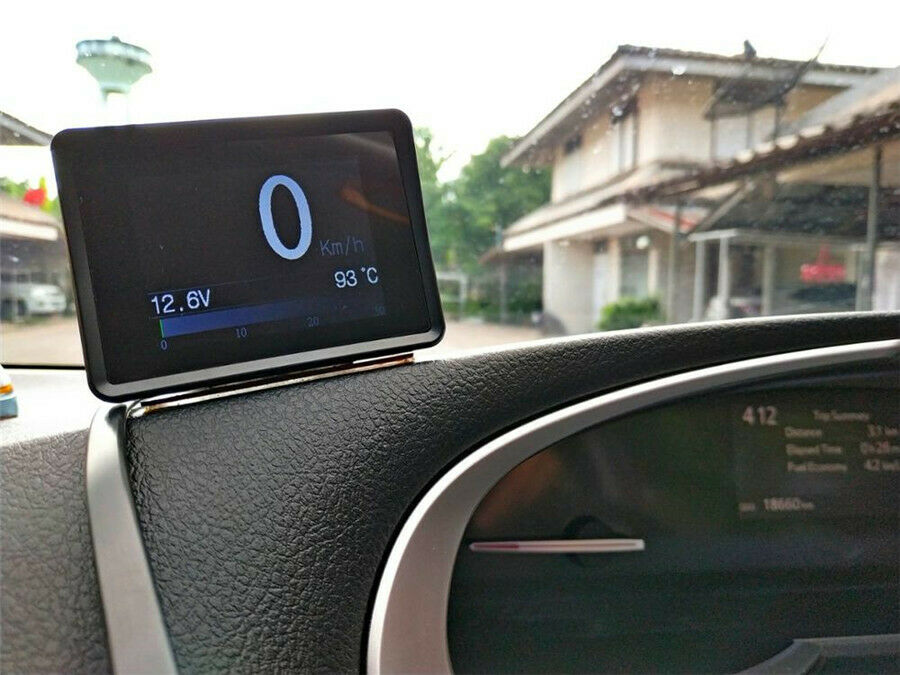 Digital Smart OBD2 OBD-II Speedometer Fuel On-board Computer Car Tachometer