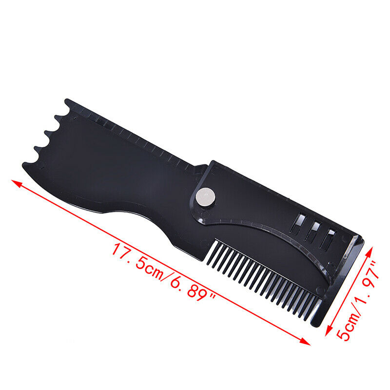 Black Adjustable Beard Shaper Beard Styling Shaping Tool Beard Hair Comb BrN Lt