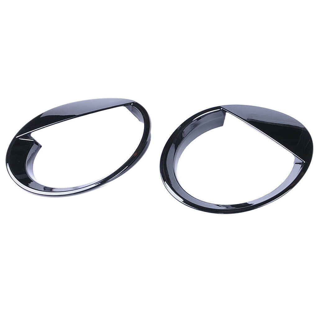 2x Car Vehicle Chrome ABS Headlight Bezels Trim Cover for Jeep Patriot 2011-17