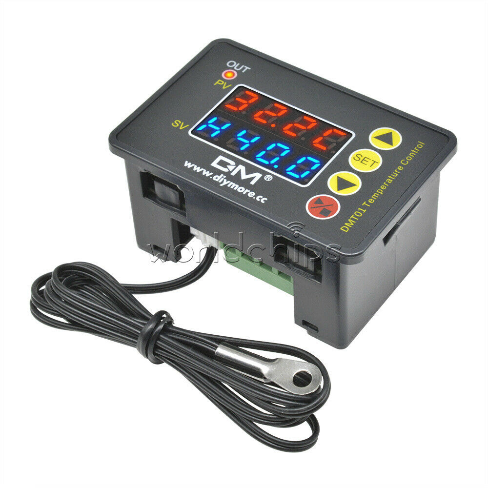 Micro-Computer AC 220V Electronic Thermostat Temperature Controller Switch w/NTC