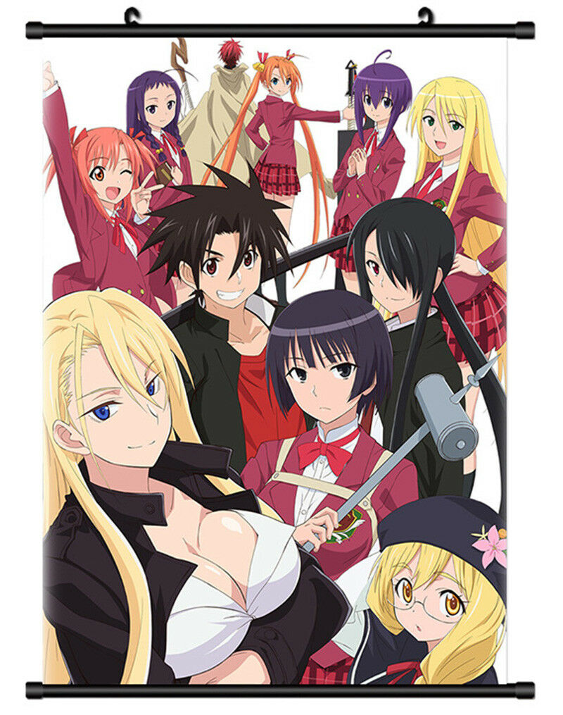 4493 UQ Holder  Anime manga Home Decor Poster Wall Scroll