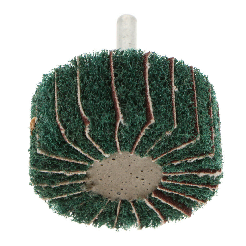 6mm Shank, Fleece Sanding Flap Wire Drawing Polishing Buffing Wheel