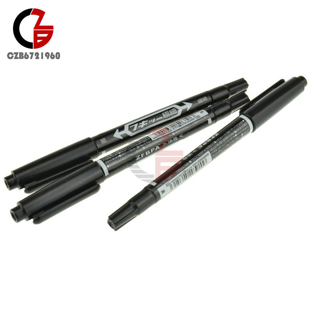 2PCS Black Ink Repair Pen DIY For Reparing PCB Printed Circuit Diagroam CCL