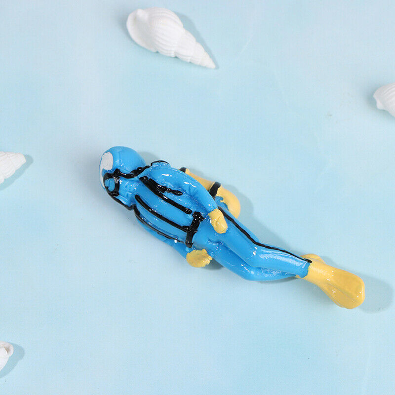 Treasure Hunter Diver Fish Tank Ornament Landscape Aquarium Decorati.l8