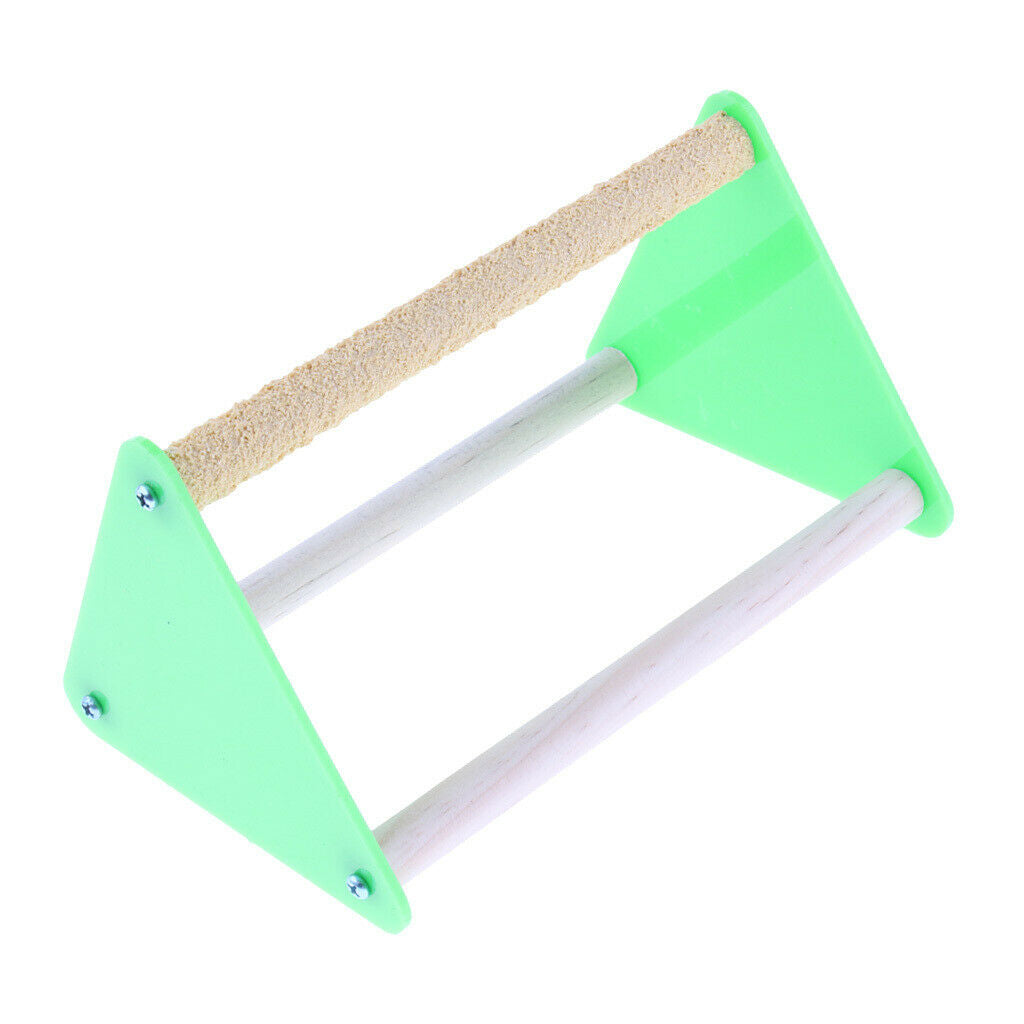Parrot Perch Stand Play Toys Activity Table Playstand Colorful Entertaining -