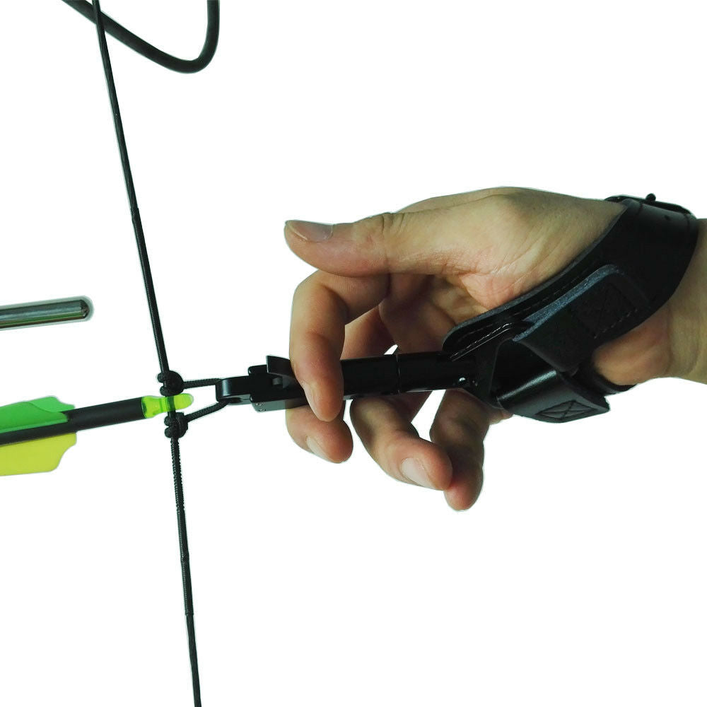 Compound Bow Release Aids Wrist Caliper Straps Trigger Archery Bow Hunting