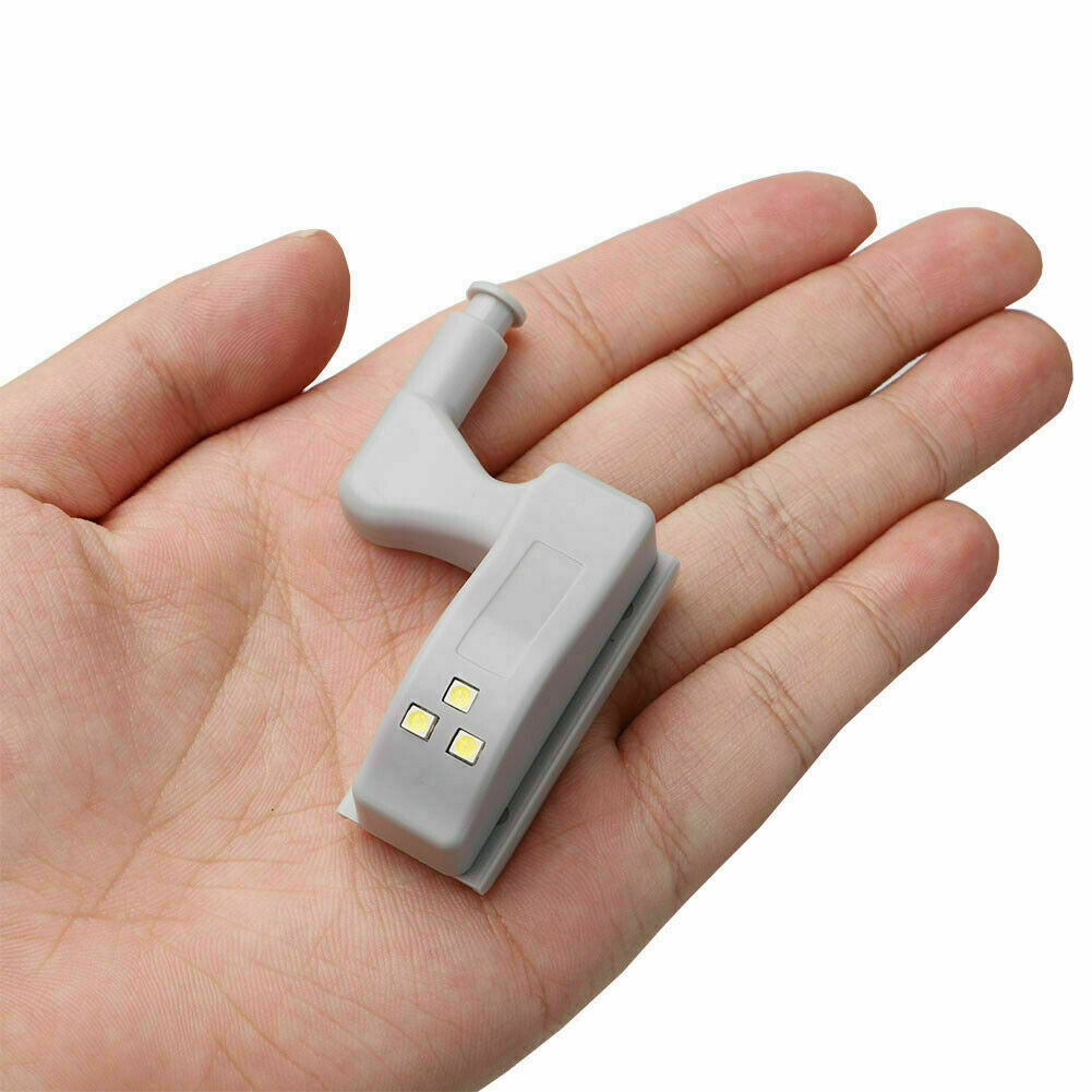 10PCS Cabinet Hinge LED Sensor Light For Wardrobe Cupboard Kitchen Door Closet
