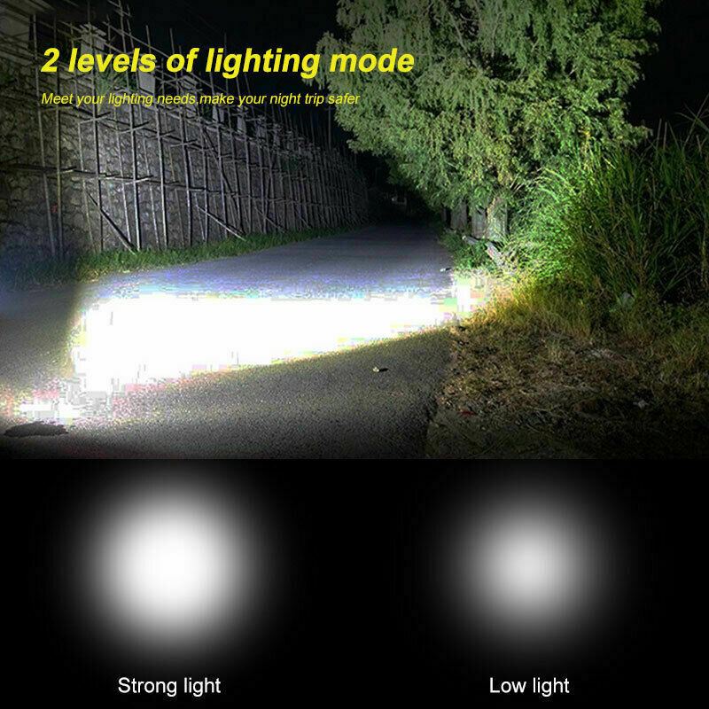 Super Bright LED Searchlight Handheld Spotlight Rechargeable Flashlight Portable