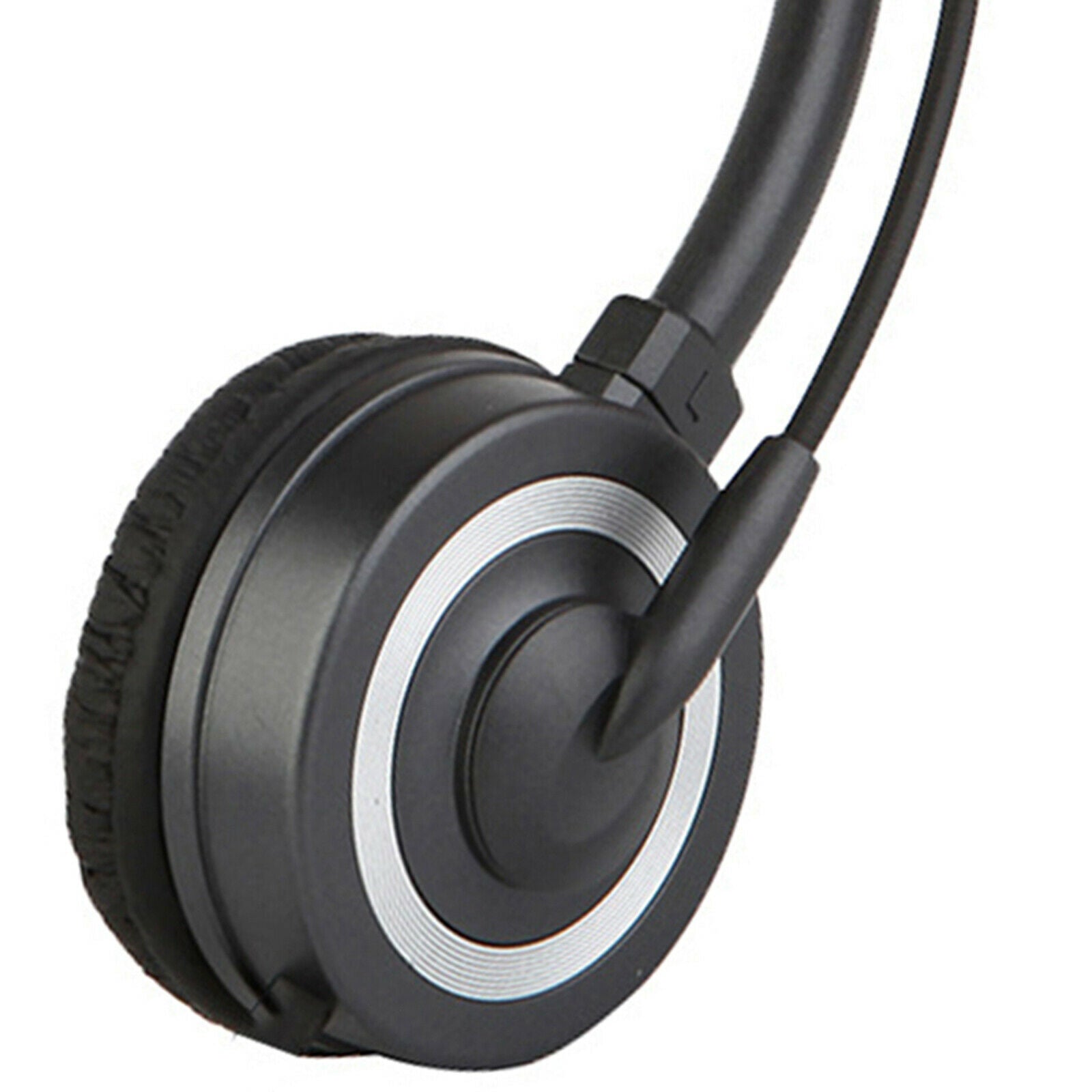 Bluetooth Over Ear Headset w/ Flexible Mic Phone Headset for PC Laptop