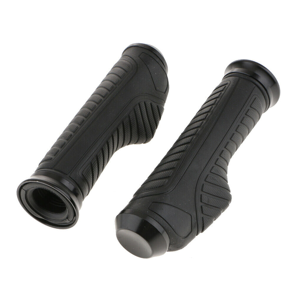 7/8'' 22mm Universal Motorcycle Handlebar Nonslip Hand Grips Black