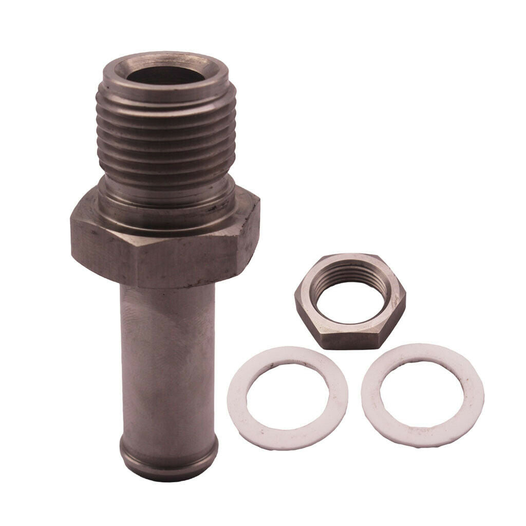 5/8" 16mm Turbo Oil Pan/Oil sump Return Drain Plug Bung Fitting Adapter SS