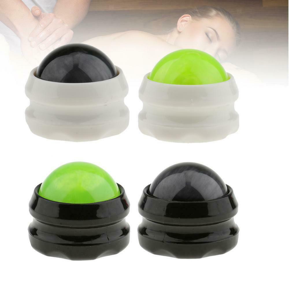 4 Pieces Massage Roller Ball Back Neck Foot Self Massager Tool