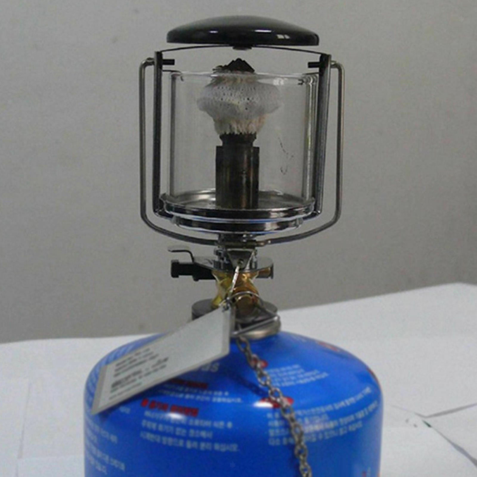 2X Portable Mini Gas Lantern Compact Fuel Lamp Propane Compact Heater