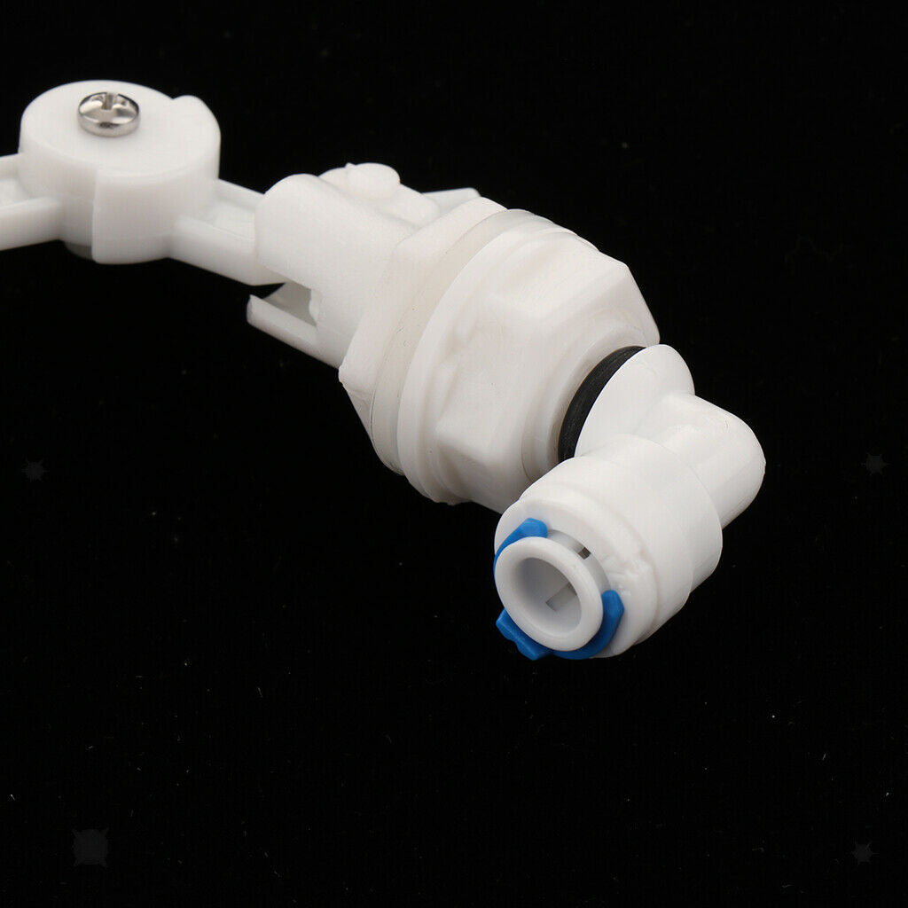 Float Valve Shut Off 1/4'' Automatic Fill Feed Fish Tank Aquarium RO Water