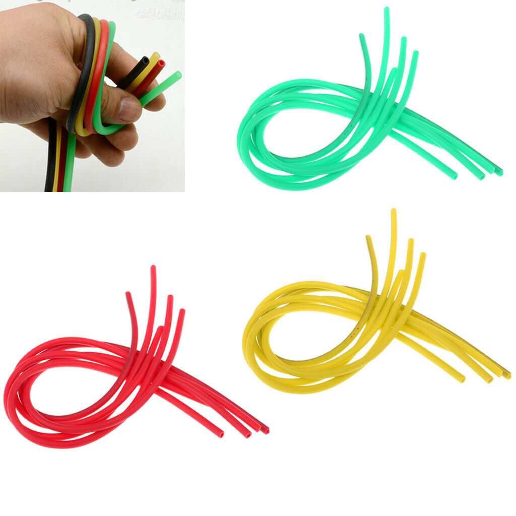 Carp Fishing Anti- Sleeves Rubber Carp Rigs Tube Hook Connector Yellow