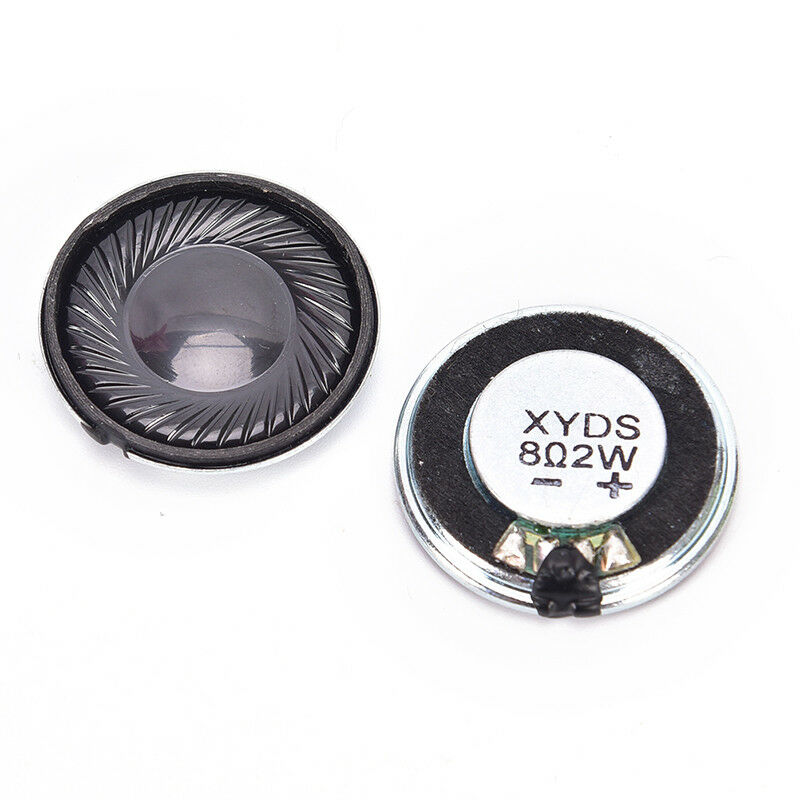 2pcs New 28mm 8ohm 8Ω 2W Audio Speaker Stereo Woofer Loudspeaker Trumpet HornBDA